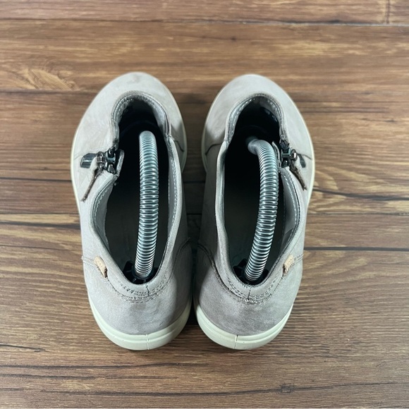 ECCO SOFT 7 Zip Up Leather Booties Sneakers Women’s Size 8 (38) Shoes - Picture 9 of 11